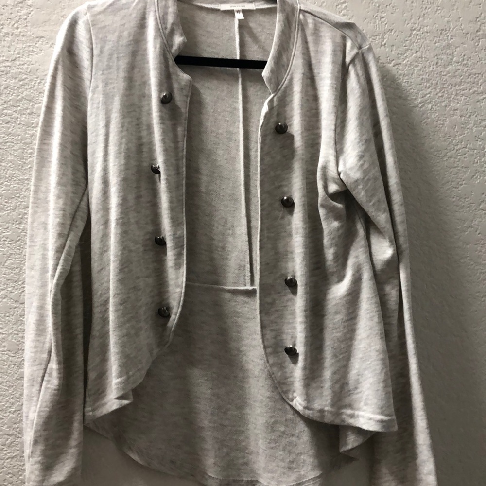 Gray blazer